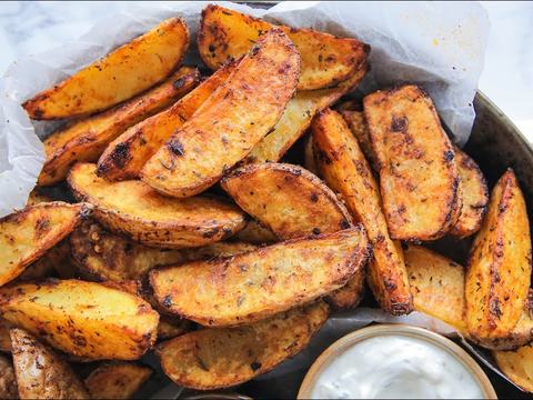 Fiery Spicy Potato Wedges