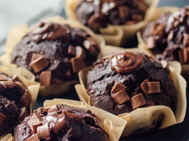 Dark Chocolate Muffins